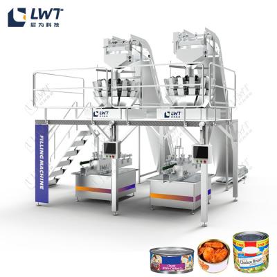 China Automatic Chicken Canned Meat Production Line Canned Corned Beef Production Line for sale
