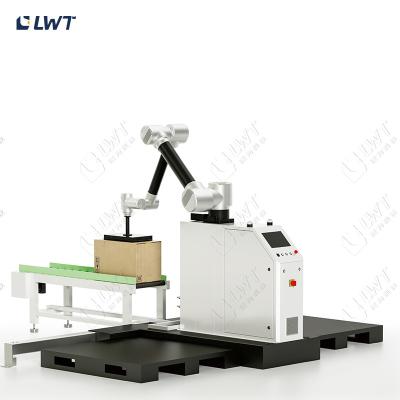China Caja final de la línea cartón erector sellador automático paletizador / robot apilador en venta