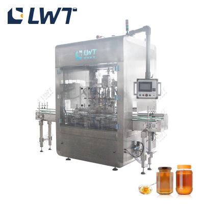 China Fully Automatic 6-Head Honey Filling Line Sauce Filling Machine for sale