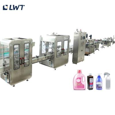 China Customizable Automatic Filling Production Lines For Detergent Liquid en venta