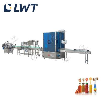China Customized Fruit Jam Juice Filling Production Lines PLC Control System for sale