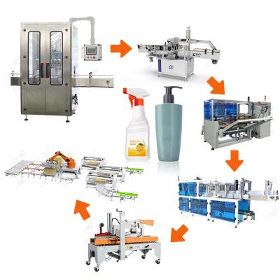 China Versatile Filling Production Lines For Detergent Liquid Pouch Filling for sale