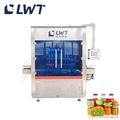 China Round Bottle Automatic Sauce Filling Production Lines JAM Filling Machine for sale