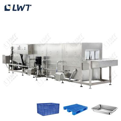 China Turnover Crate Washing Machine Pallet Spray Cleaning Machine for sale