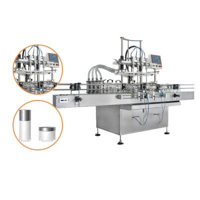 China Automatic Inline Multy Heads Horizontal Piston Filling Equipment System Volumetric Servo Driven for sale