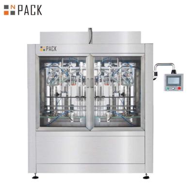 China Accuracy Servo Motor Viscosity Liquid Filling Machine Automatic Piston Filler for Various Sauces for sale