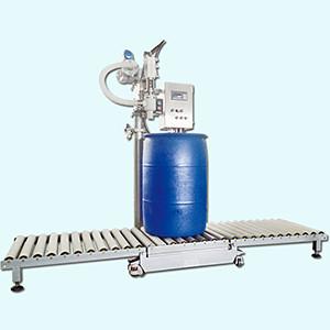 China Small Bottle Semi Automatic Liquid Filling Machine For Oil Chemicals Acid Solvents Drum for sale