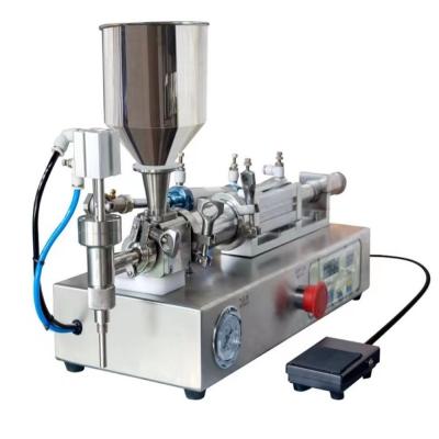 China Máquina de enchimento de pistão semiautomática para cosméticos Perfumes Pasta de confitura Molho líquido viscoso à venda