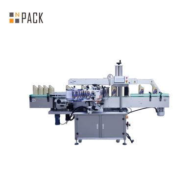 China 5L Oil Bottle Two Sides Labeling Machine Automatic Water Bottle Labeling Machine for sale