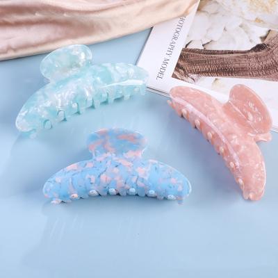 China Acetate Acrylic Hair Clips Claw Tortoise Shell Strong Hold  Jaw Thick Hair 10.5cm for sale