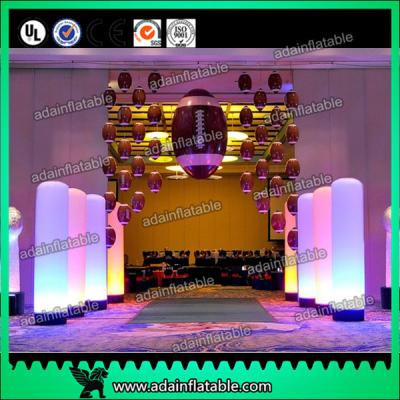 China 3M Wedding Stage Decoration Inflatable Column With LED Lighting for sale