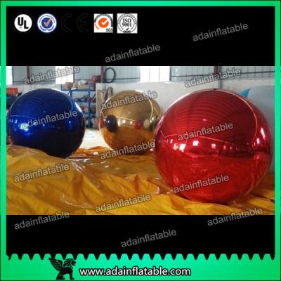 China 1m Inflatable Mirror Ball With Reflection Effect For Wedding Decoration for sale