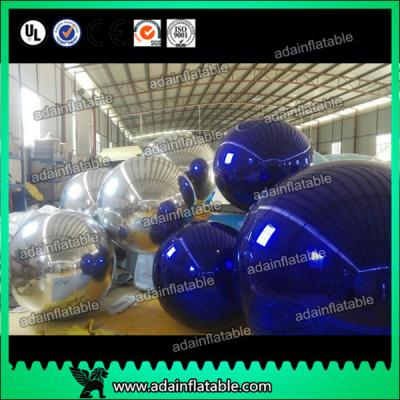 China Giant Glossy PVC Advertising Air Balloons , Customized Mirror Balloons for sale