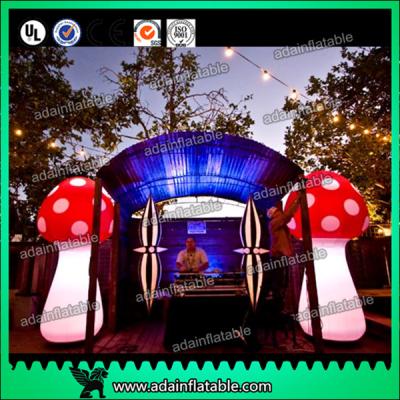 China Attractive 3m Inflatable Mushroom LED Lighting 190T Nylon For Engagement for sale