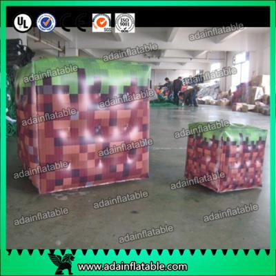 China Inflatable Advertising Balloons / Inflatable Red Cube ball / Inflatable Square Helium With for sale