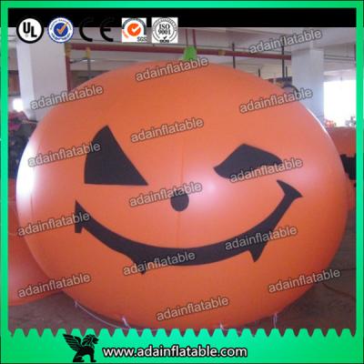 China Halloween Party Inflatable Pumpkin Decoration Helium Ball for sale