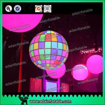 China New Brand Club Decoration Inflatable Ball With LED Light Stage Balloon for sale