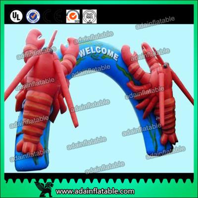 China Inflatable Lobster Arch For Event Decoration Animal Replica for sale
