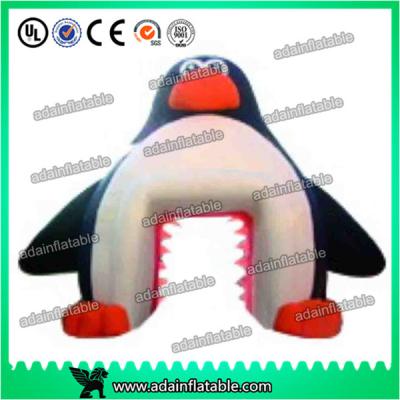 China Oxford Inflatable Penguin Cartoon Tunnel for sale