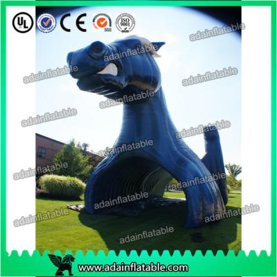 China Inflatable Horse Mascot Cartoon Event Entrance Tunnel for sale