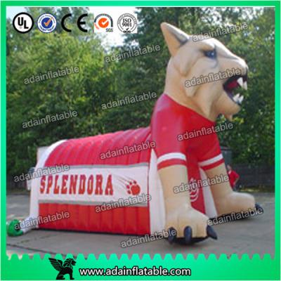 China Sport Portable White Advertising Inflatables Dog Tunnel For Sport Event for sale