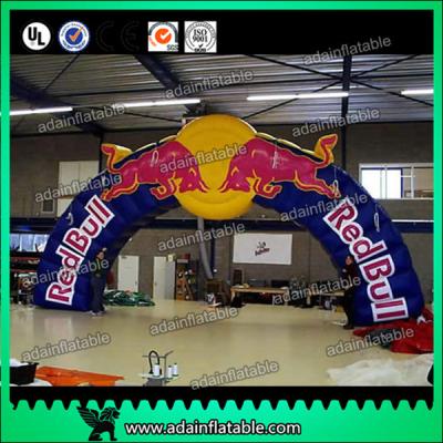 China Red Bull Event Advertising Inflatable Arch for sale