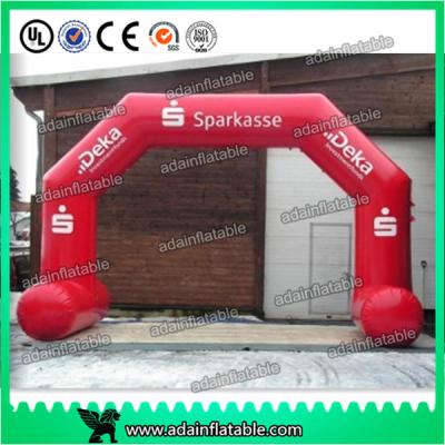 China Logo Printing Dragon Shaped Red Inflatable Arch Archway 7 * 4m Custom Inflatable Arch for sale