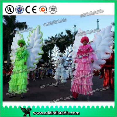 China Beautiful Festival Holiday Event Parade Walking Inflatable Wing Costume Customized for sale