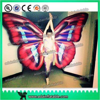 China Custom Inflatable Cartoon Characters , Digital Printing Inflatable Butterfly Wing Model for sale