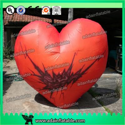 China Inflatable Broken Heart With LED Light For Event/Party for sale
