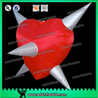 China 1m Valentine Inflatable Led Light Love Indoor Wedding Inflatable Decorations for sale