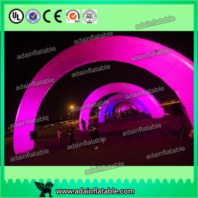 China White Inflatable Arch With LED Light , Event Inflatable Archway for sale