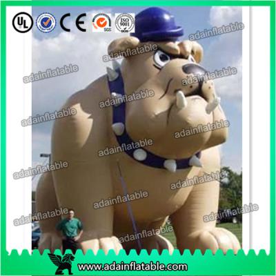 China Attractive Inflatable Cartoon Characters Giant Advertising Inflatable Bulldog-5M for sale