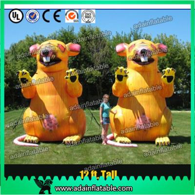 China 3m Advertising Inflatable Mouse Oxford Event Inflatable Rat Cartoon For Parade for sale