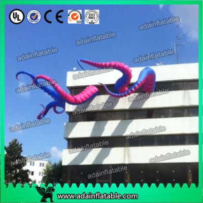 China Purple And Pink Event Party Decoration 5m Inflatable Tentacle Customized for sale