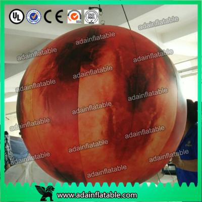 China Event Inflatable Mars Ball LED Light Inflatable Balloon for sale