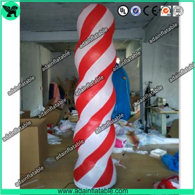 China Event Party Decoration 3m Inflatable Column Pillar With LED Light for sale