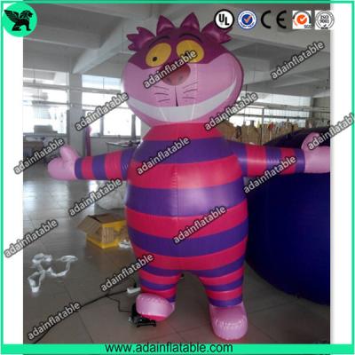China Inflatable Cat Costume Moving Inflatable Lucky Cat  Mascot Costume Alice In Wonderland for sale