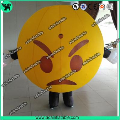 China Advertising Inflatable Ball Costume Walking Cartoon Moving Mascot For Event Customized for sale