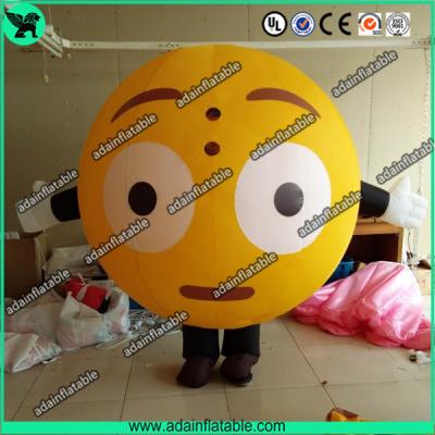 China Oxford Inflatable Balloon Costume Moving QQ Cartoon Inflatable Customized for sale