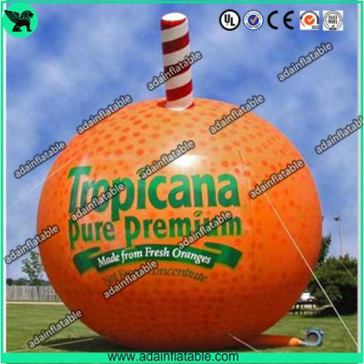 China Event Advertising Inflatable Fruits Model Orange Replica/Promotion Inflatable Fruits for sale