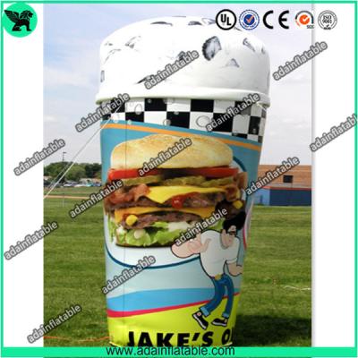 China Customized Advertising Inflatable Icecream Cup Replica Model for sale