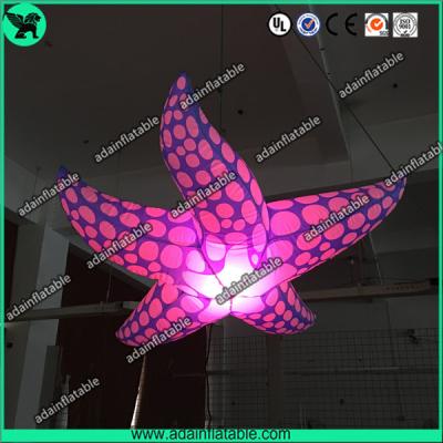 China New Brand Event Decoration Lighting Blue Inflatable Starfish/Ocean Event Decoration for sale