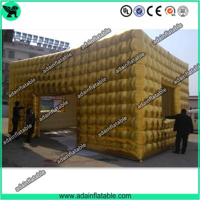 China Customized Golden Inflatable Tent,Event Golden Inflatable,Golden Square Tent Inflatable for sale