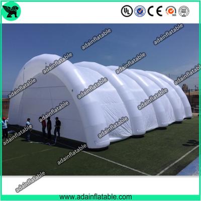 China Giant Event White Inflatable Arch Tent / Inflatable Tunnel Tent With Oxford Cloth Material for sale
