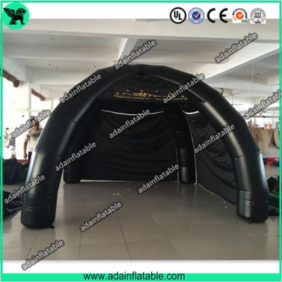 China Black Spider Tent Inflatable, Event Advertising 4 legs Inflatable Tent Booth for sale