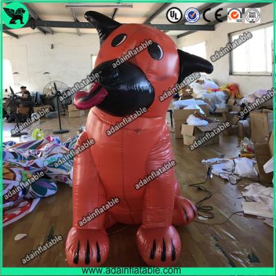 China Orange Ugly Inflatable Dog,Inflatable Dog Mascot,Inflatable Dog Cartoon,Giant Dog for sale
