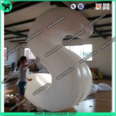 China Inflatable S ， Inflatable Letter With LED Light for sale