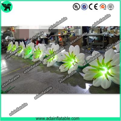 China 10m Inflatable Flower Chain With LED Light for sale