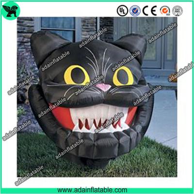 China Inflatable Cat Mascot, Inflatable Cat Head, Evil Inflatable Cat for sale